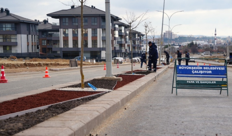 Eskişehir’de kuru peyzaj çalışmalarıyla su tasarrufu sağlanıyor
