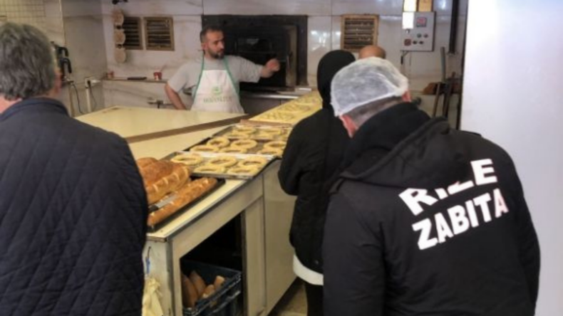 Rize’de fırınlarda hijyen ve gramaj denetimleri gerçekleştiriliyor