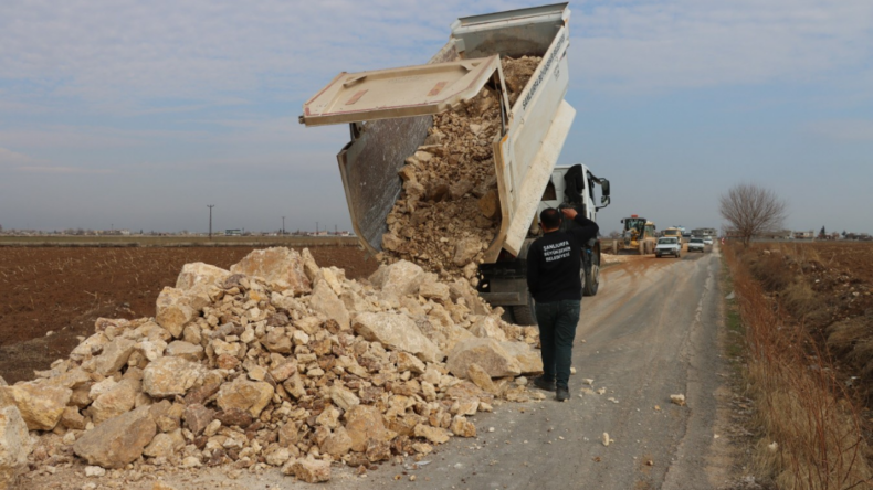 Şanlıurfa kırsalında yol atağı