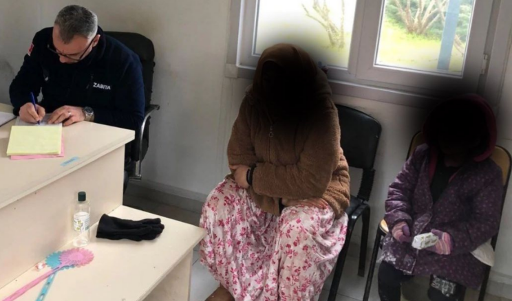 Sinop’ta dilencilere zabıta müdahalesi