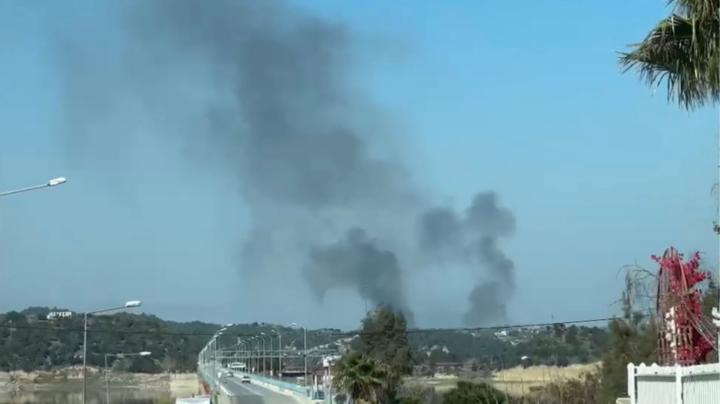 Adana’da yangın paniği