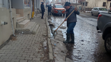 Ardahan’da sel ve su baskınına karşı çalışma yapıldı