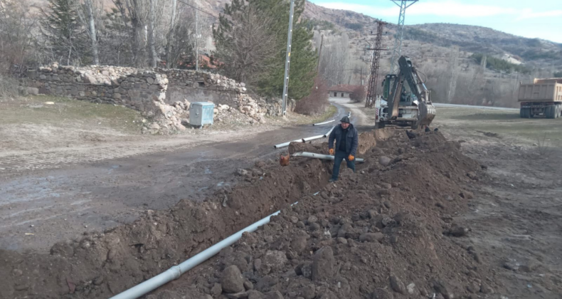 Çamlıdere’de yağmur suyu toplama çalışmaları sürüyor