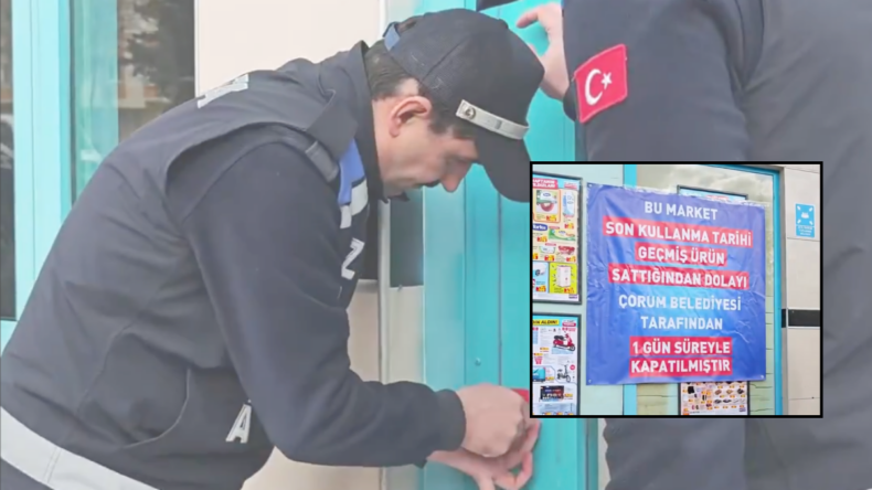 Çorum’da tarihi geçen ürün satana af yok! Belediye mührü vurdu…