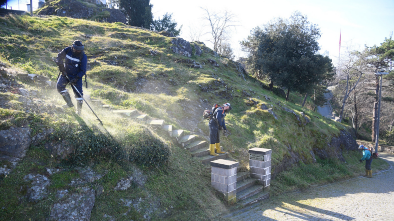 Giresun’da bahar temizliği sürüyor
