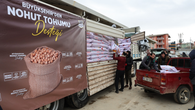 Konya’da çiftçiye yarı hibeli tohum desteği