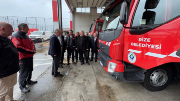 Rize itfaiyesine 15 milyonluk filo desteği