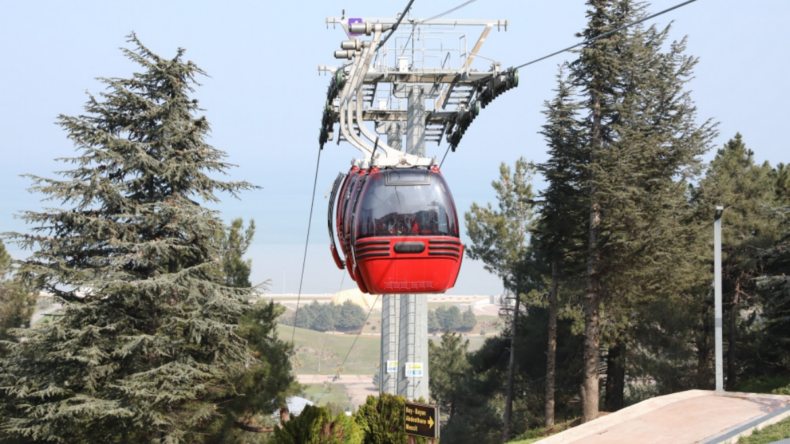 Samsun’da teleferik hattı yeniden hizmete açıldı