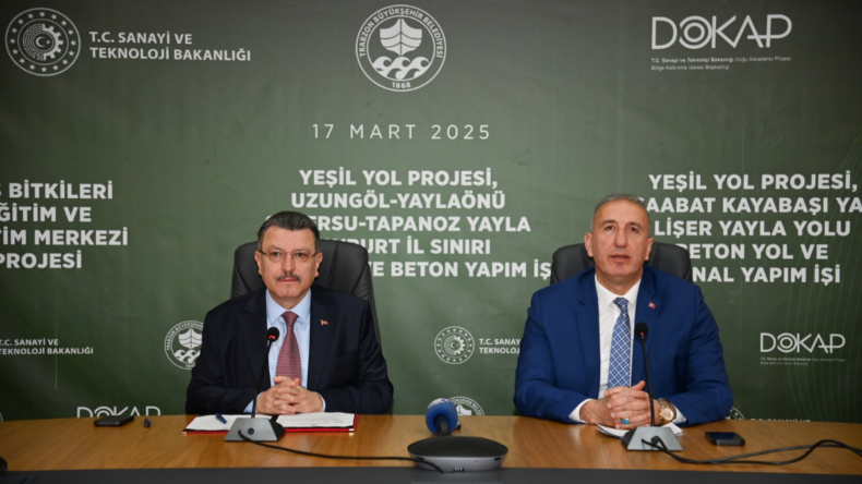 Trabzon’da projelere 82 milyonluk DOKAP hibesi