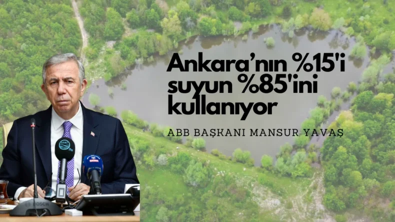 Ankara için flaş su açıklaması! Su rezervi açıklandı…