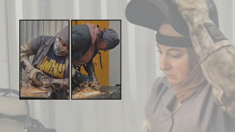 Çorum’da 9 kadın, kaynak operatörü olarak istihdam edildi