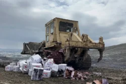 Çorum’da tarihi geçmiş 4 bin 200 şişe şalgam imha edildi