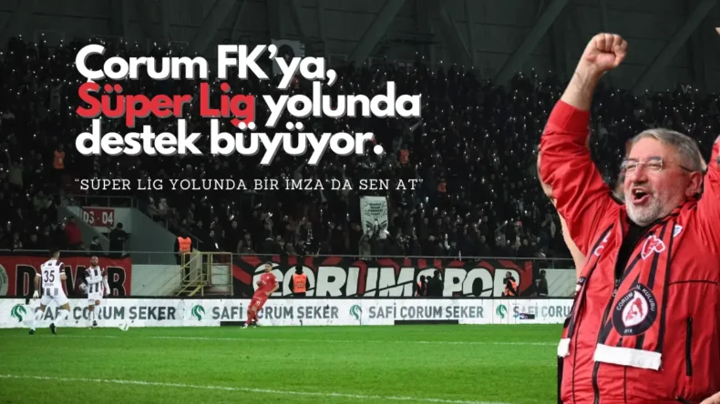 Çorum Belediyesi’nden Çorum FK’ya destek