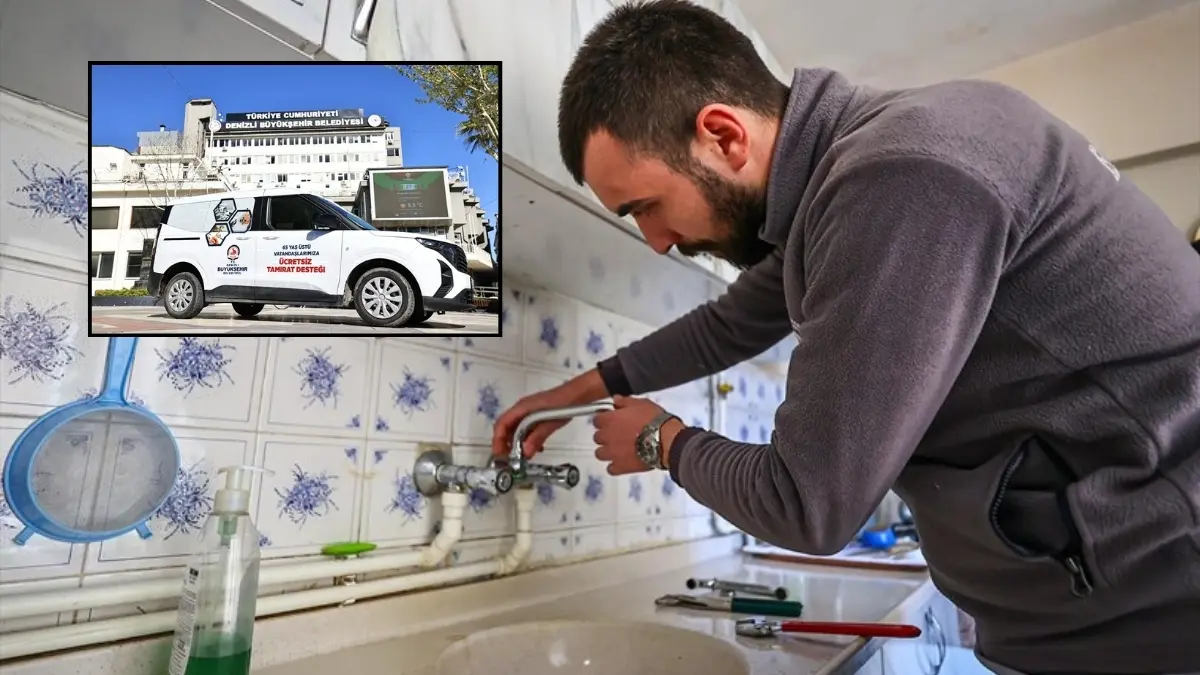Denizli Büyükşehir Belediyesi’nin 65 yaş üstü hemşehrileri için başlattığı su