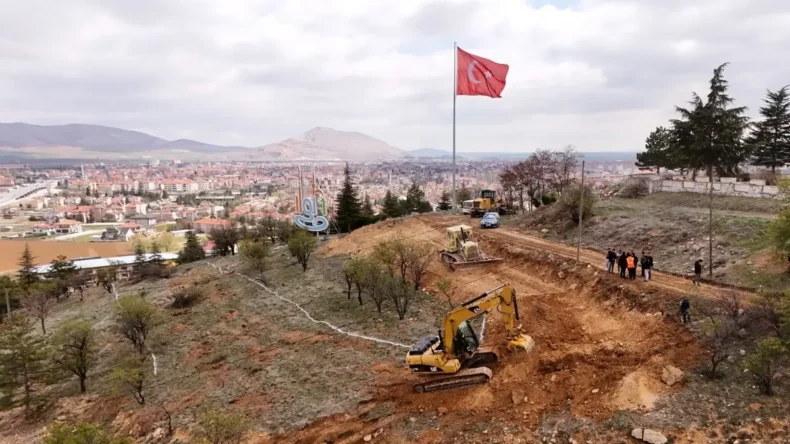Ilgın’da bungalov villa projesinde ilk kazma vuruldu