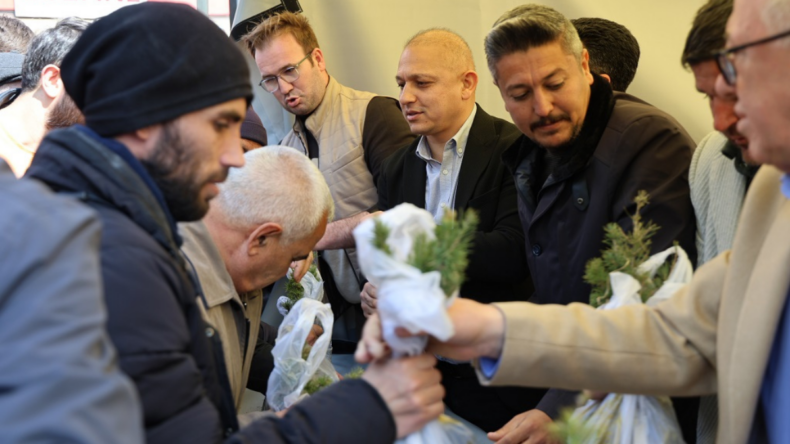 Kırıkkale’de ücretsiz 25 bin fidan dağıtımı gerçekleşti