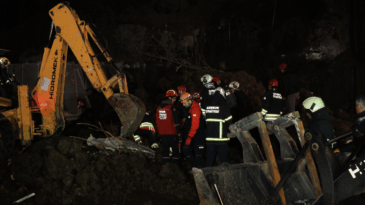 Samsun’da heyelan meydana geldi