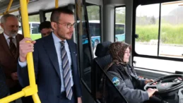 Tokat’ta toplu ulaşıma kadın eli değdi