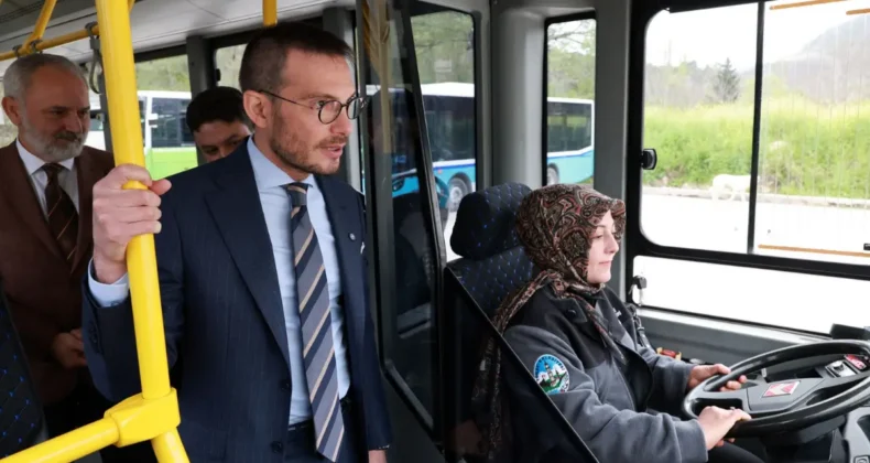 Tokat’ta toplu ulaşıma kadın eli değdi
