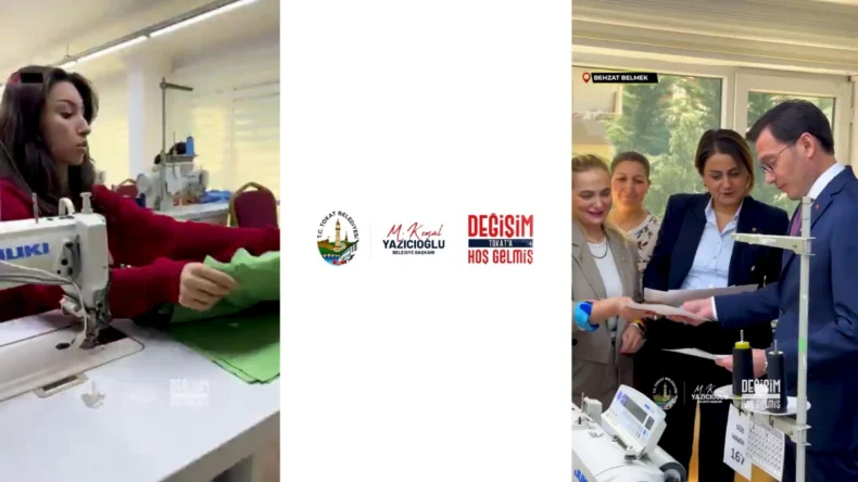 Tokatlı kadınlar belediye kursuyla iş sahibi oldu