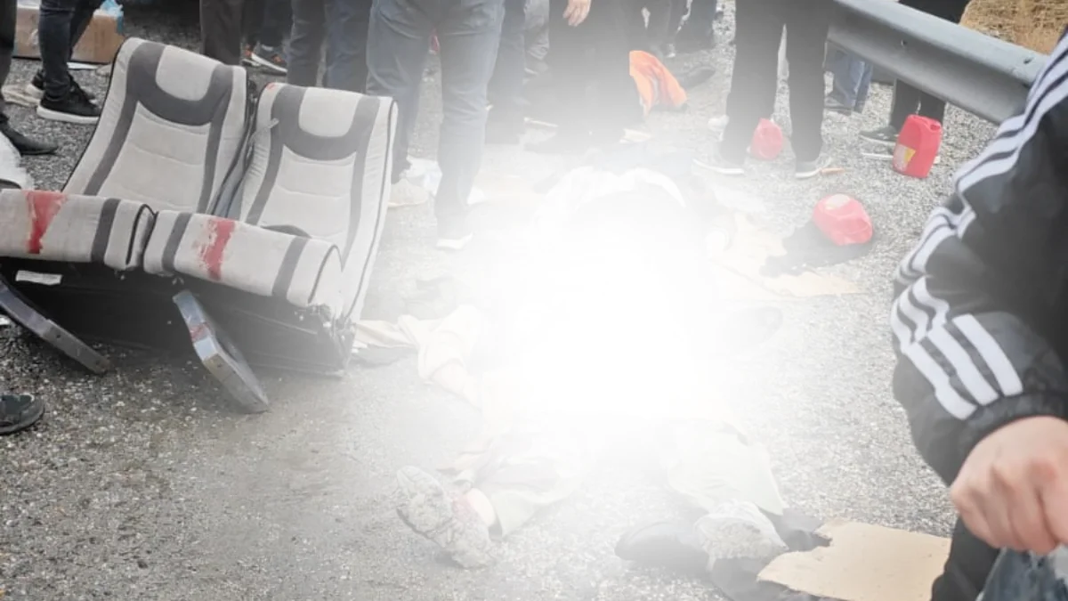 Hakkari-Van kara yolunda yolcu minibüsü ile kamyonetin çarpıştığı trafik kazası