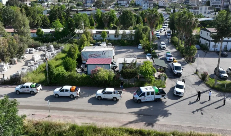 Adana’da haşereyle mücadele 400 personelle yapılıyor