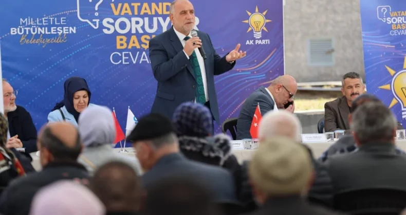 Başkan Sandıkçı Caniklilerle buluşmaya devam ediyor
