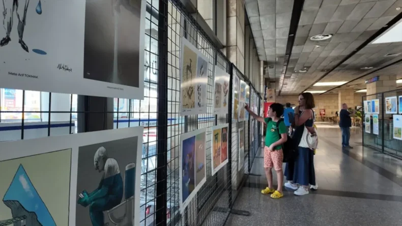 Denizli’de 5. Uluslararası Karikatür Yarışması düzenlendi