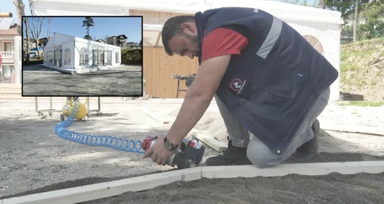Düzce’de Konuralp Antik Tiyatro Seyir Terası ziyarete hazırlanıyor