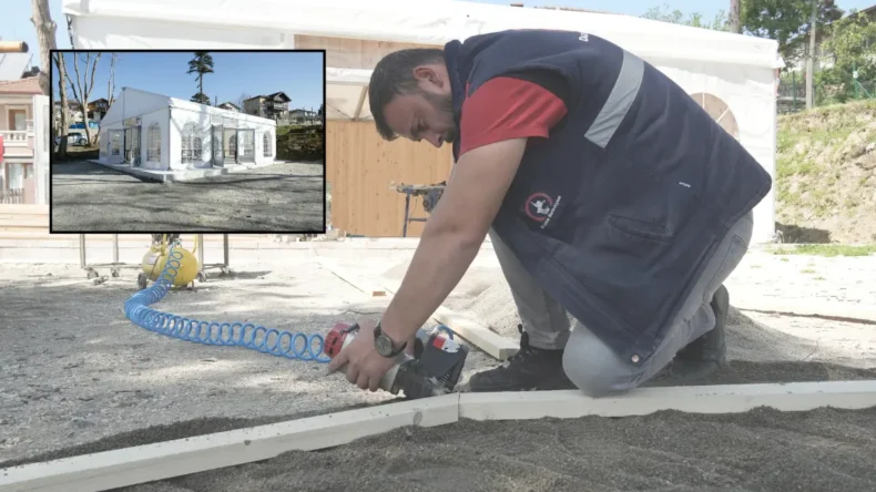 Düzce’de Konuralp Antik Tiyatro Seyir Terası ziyarete hazırlanıyor