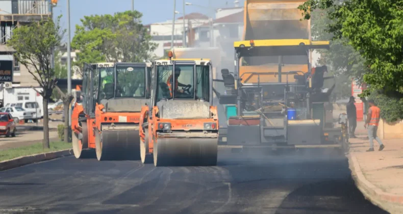 Elazığ’da asfalt yenileme çalışmaları sürüyor