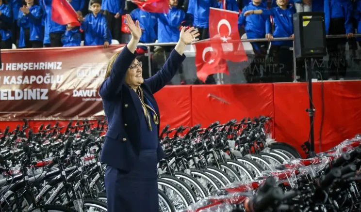 Gaziantep’te 120 bin bisiklet dağıtımı gerçekleştirildi