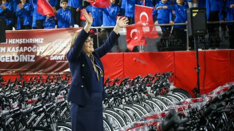 Gaziantep’te 120 bin bisiklet dağıtımı gerçekleştirildi