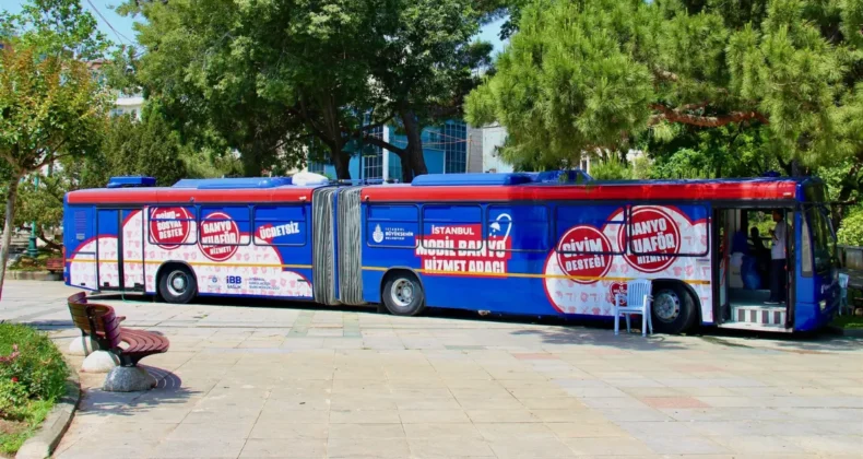 İstanbul’da Mobil Banyo Aracı vatandaşın hizmetinde