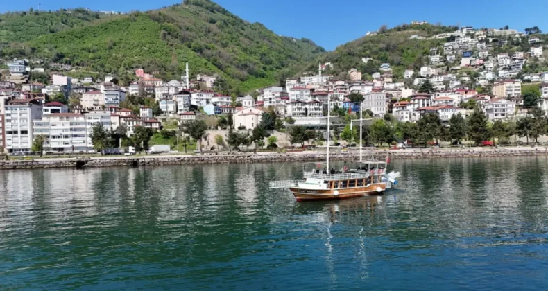 Ordu’da Kuzey Yıldızı Teknesi denizle buluşuyor