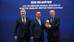 Rize’de çay lifinden enerji üreten tesis ödül aldı
