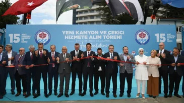 Trabzon Büyükşehir Belediyesi 15 yeni aracı filosuna kattı