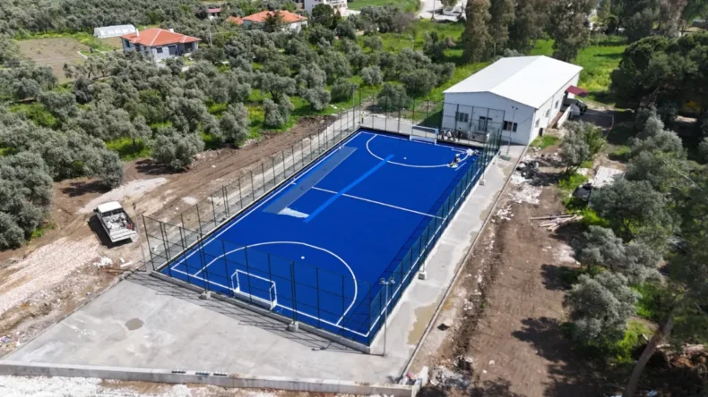 Muğla’da Yatağan Bozüyük Çim Hokeyi Sahası tamamlandı