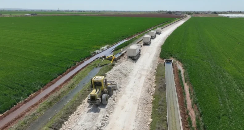 Şanlıurfa’da 50 kırsal mahalleyi rahatlatacak yol çalışması