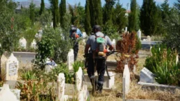 Adıyaman’da mezarlıklar bayram ziyaretine hazırlanıyor