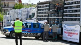 Ankara Büyükşehir’den üreticilere damla sulama borusu desteği