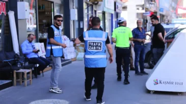 Bingöl’de kaldırım işgalleriyle mücadele sürüyor