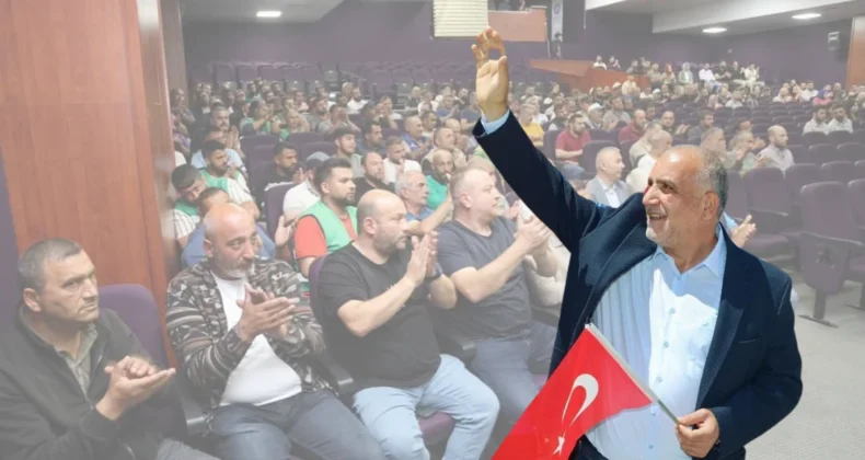 Canik’te belediye personeline bayram ikramiyesi