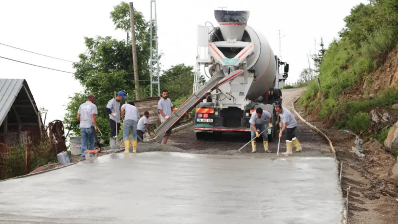 Canik Belediyesi’nden kırsalda ulaşım hamlesi