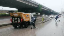 Samsun’da sağanak sürüyor! Canik ekipleri sahada…