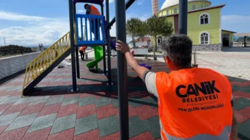 Canik’e yeni parklar kazandırılıyor