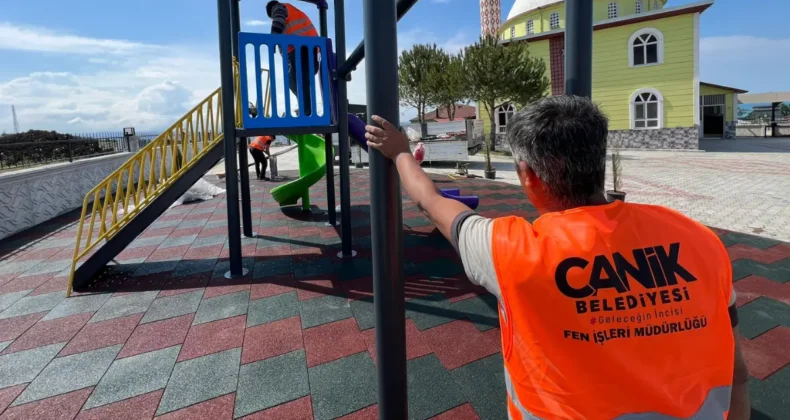 Canik’e yeni parklar kazandırılıyor