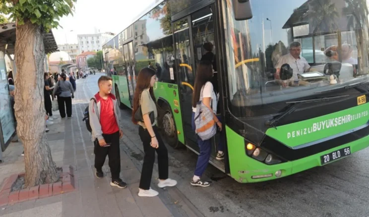 Denizli’de bayram boyunca otobüsler ücretsiz olacak