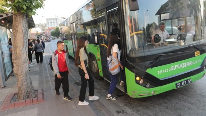 Denizli’de bayram boyunca otobüsler ücretsiz olacak