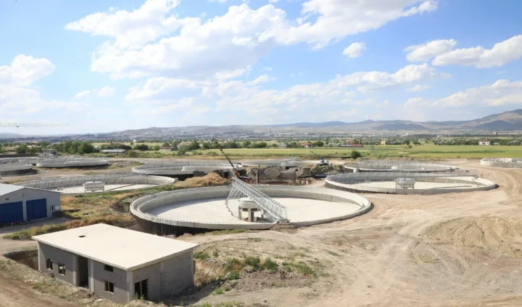 Elazığ’da günde 150 bin m³ atık su arıtacak tesiste sona gelindi